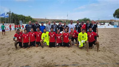 منتخب الشاطئية يفوز على إيطاليا في دورة ألعاب البحر المتوسط 