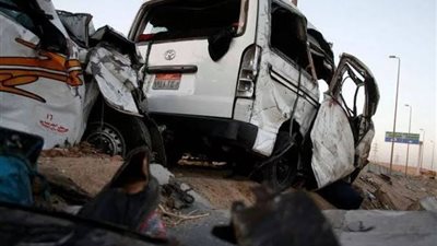 إصابة 17 شخصا في حادث مروري بمنطقة كبريت في السويس| أسماء
