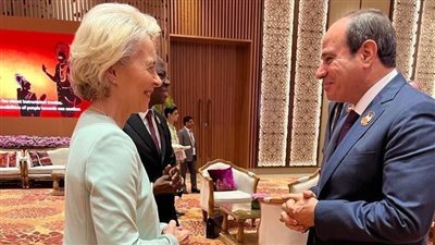 السيسي يعرب عن التطلع لتعزيز التعاون مع الاتحاد الأوروبي استنادًا لمبادئ الاستفادة المتبادلة