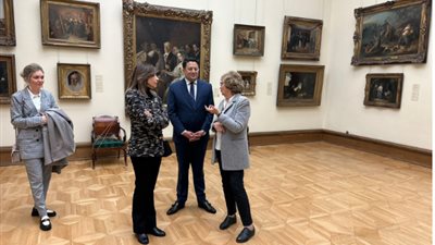 وزيرة الثقافة تشهد ختام عام التبادل الإنساني المصري - الروسي ‏في موسكو اليوم 