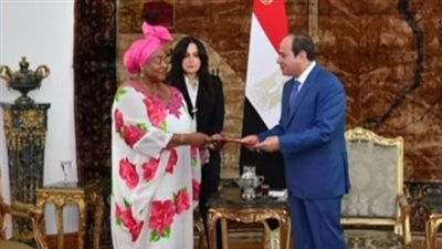 السيسي يبحث مع رئيسة الشيوخ بغينيا الاستوائية تعزيز الاستثمارات المصرية ببلادها