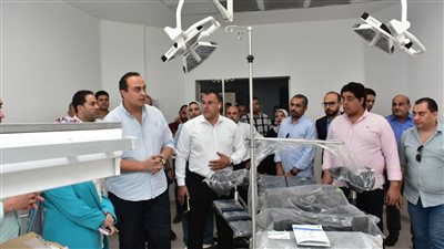 رئيس الرعاية الصحية: الانتهاء من أعمال الإنشاءات والتجهيزات بمجمع السويس الطبي بنسبة 99%