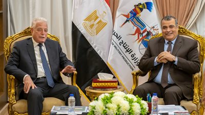 وزير الإنتاج الحربي يستقبل محافظ جنوب سيناء لبحث تعزيز التعاون المشترك