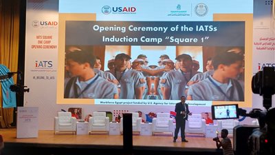 نائب مدير مشروع قوى عاملة مصر: المدارس الدولية للتكنولوجيا التطبيقية بيئة للتعلم لكونها خضراء ورقمية