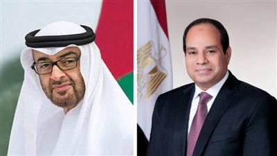 السيسي ورئيس الإمارات يتفقان على دفع الجهود الدبلوماسية لخفض التصعيد والعنف في فلسطين