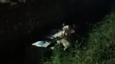 إصابة 13 شخصا في انقلاب ميكروباص بترعة على زراعي البحيرة