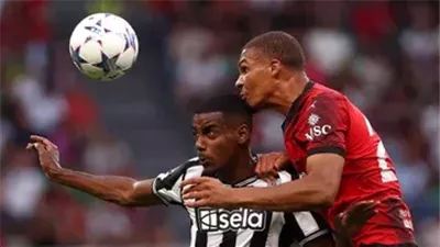 التعادل السلبي يحسم الشوط الأول من مباراة ميلان ونيوكاسل بدوري أبطال أوروبا