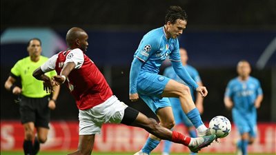 نتيجة مباراة نابولي وسبورتينج براجا اليوم في دوري أبطال أوروبا 