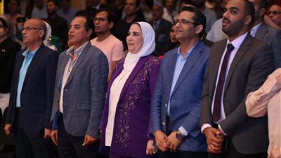 كورال أبناء مصر بقيادة سليم سحاب يحيي احتفالية نقابة الصحفيين بمئوية سيد درويش | صور 