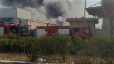 السيطرة على حريق بمصنع تكييفات وشاشات بالمنطقة الصناعية في 6 أكتوبر