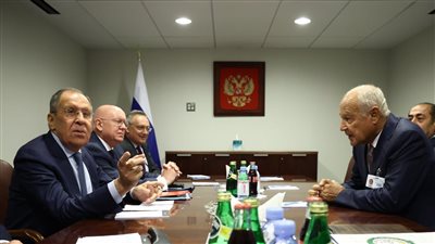 تفاصيل لقاء أبو الغيط ووزير الخارجية الروسي في نيويورك