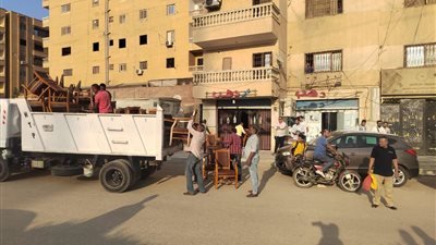 رفع 500 حالة إشغال للمحال وتمشيط شوارع الجيزة