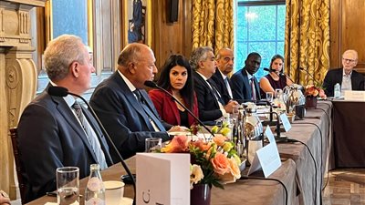 وزير الخارجية يجري حوارا مفتوحا مع أعضاء مجلس العلاقات الخارجية الأمريكي |صور 