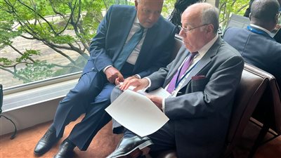 سامح شكري يلتقي وزير خارجية البرازيل بالأمم المتحدة في نيويورك