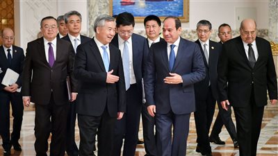 خلال لقائه السيسي.. مسئول صيني: مصر شهدت تطورًا تنمويًا لافتًا خلال السنوات الأخيرة