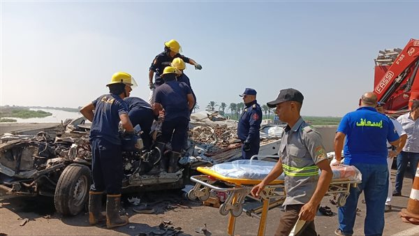 جانب من الحادث 