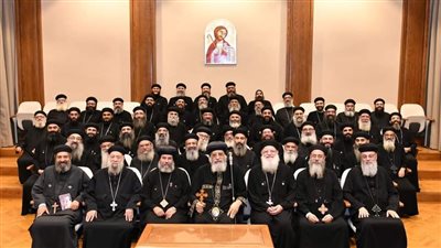 البابا تواضروس الثاني يستقبل أسقف ميت غمر