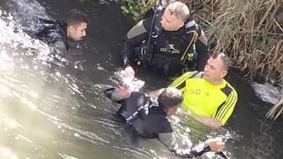 انتشال جثمان شاب غرق خلال استحمامه في ترعة البوهية بالدقهلية 