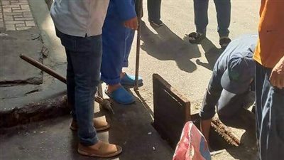 تطهير الشنايش والمطابق استعدادا لفصل الشتاء بالإسكندرية 