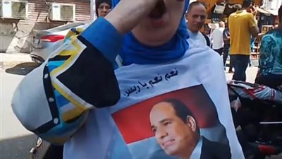 احتفالات وزغاريد المواطنين خلال تحرير توكيل رسمي للانتخابات الرئاسية بالجيزة | بث مباشر