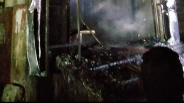 حريق محل أحذية بمنطقة