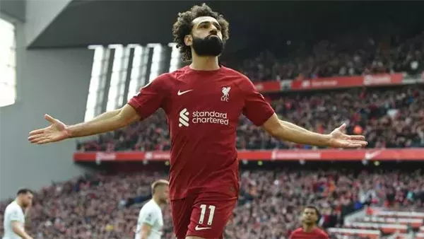 احتفال محمد صلاح