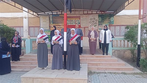 طابور الصباح في أول