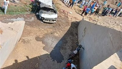 الميكروباص بقي صفيح.. ارتفاع وفيات حادث إقليمي المنوفية إلى 6 و9 مصابين