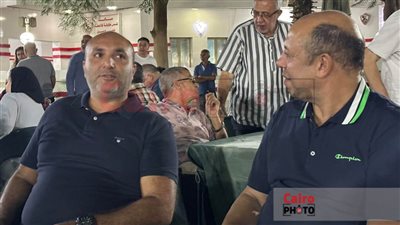 هاني العتال وأحمد سليمان في جلسة ودية داخل الزمالك
