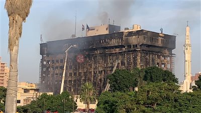 32 سيارة إطفاء وطائرتين و3 أوناش.. كيف تعاملت الجهات المعنية مع حريق مديرية أمن الإسماعيلية 