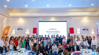 لتنشيط السياحة بشرم الشيخ.. مجموعة بيك الباتروس للفنادق تنظم زيارة تعريفية لـ 80 شركة سياحة من أذربيجان بمنتجع الباتروس لاجونا فيستا