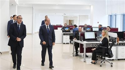 السيسي يزور المقر الجديد لرئاسة مجلس الوزراء بالعاصمة الإدارية| صور 