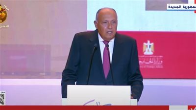 وزير الخارجية: أهل الشر يعتبرون مصر الجائزة الكبرى لكنها بعيدة المنال