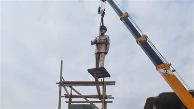  بالتزامن مع احتفالات أكتوبر.. ترميم تمثال النقيب البطل أحمد شاكر بطل معركة المدمرة إيلات بالمنوفية 