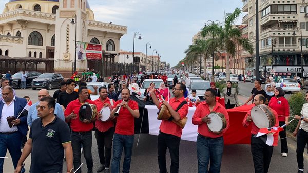 مسيرة حاشدة لدعم