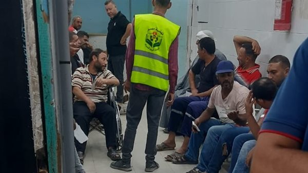 عمال الشركة المصابين