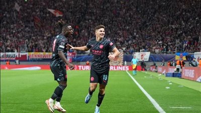 مانشستر سيتي يضرب لايبزيج بثلاثية في دوري أبطال أوروبا 