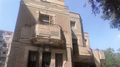 انهيار جزئي لفيلا بحدائق القبة 