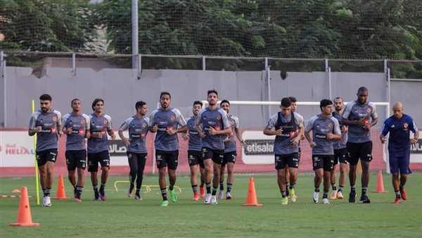 جانب من مران الأهلي