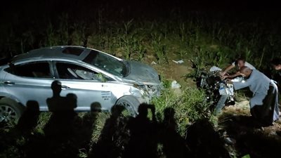 إصابة شاب في تصادم دراجة نارية بملاكي في الأقصر 