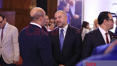 النائب أحمد دياب رئيس رابطة الأندية يشارك في مؤتمر حملة السيسي الانتخابية