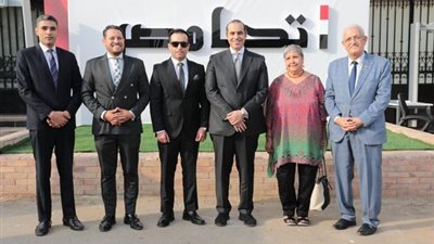 حملة المرشح الرئاسي عبد الفتاح السيسي تستقبل وفدًا من حزب التجمع