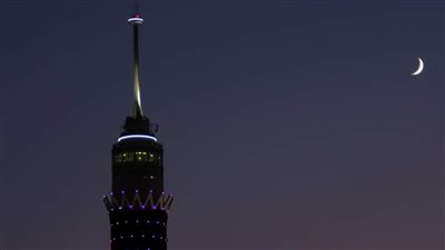 مصدر يكشف حقيقة الصور المتداولة لإضاءة برج القاهرة بعلم فلسطين