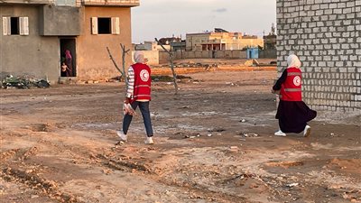 الهلال الأحمر: تجهيز وفرش أماكن للإيواء في مطروح لمواجهة موجة الطقس السيء