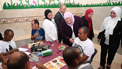 وزيرة التضامن تفتتح المرحلة الثانية من أعمال التطوير بمجمع خدمات الإعاقة لكبار السن بالمرج 