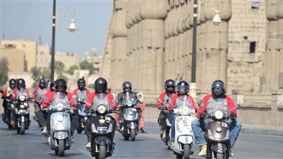 بيلفوا المحافظات بالموتسيكلات.. الأقصر تستقبل 38 متسابقا من رالي مصر| صور