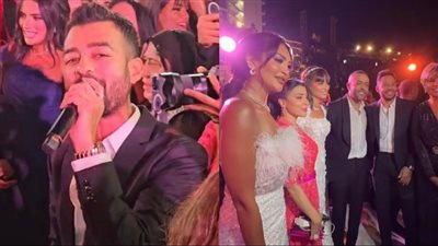 هيثم شاكر ومحمد حماقي وسهير جودة أبرز حضور حفل زفاف تامر عاشور والإعلامية نانسي نور