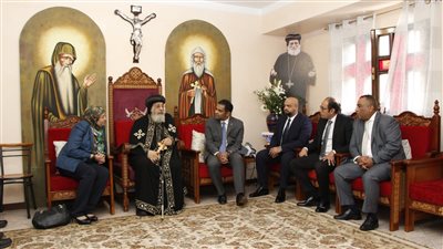 البابا تواضروس الثاني خلال لقائه قنصل مصر بميلانو: الواجب الوطني التزام على كل مصري 