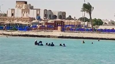 رغم نشاط الرياح.. أهالي الغردقة يستمتعون بالطبيعة الساحرة للبحر الأحمر على الشواطئ | بث مباشر 