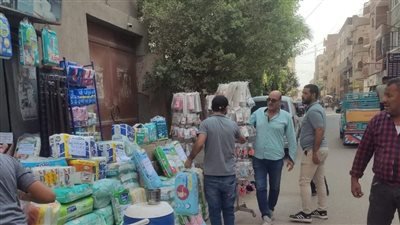 تحرير 161 محضر إشغال بـ 3 مراكز في المنيا